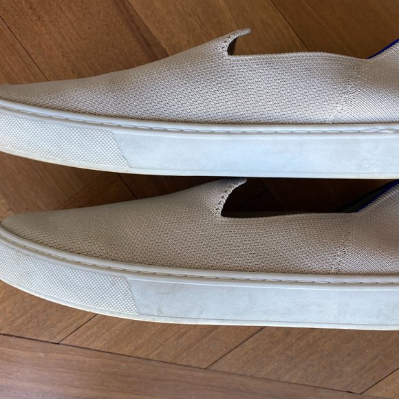ROTHY’S The Original Slip On Sneaker Sz.8 in Sand - Picture 6 of 8